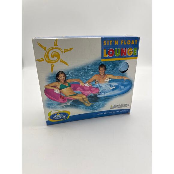 Blue 2008 The wet Set Sit and Lounge pool float new open box - Picture 1 of 1
